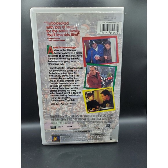 Jingle All the Way VHS, 1997 Clamshell Great Condition Arnold Schwarzenegger Fun - Picture 2 of 4